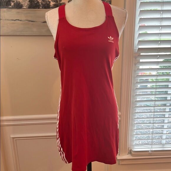 Adidas Scarlet Red Razorback Athletic Dress - Picture 1 of 7